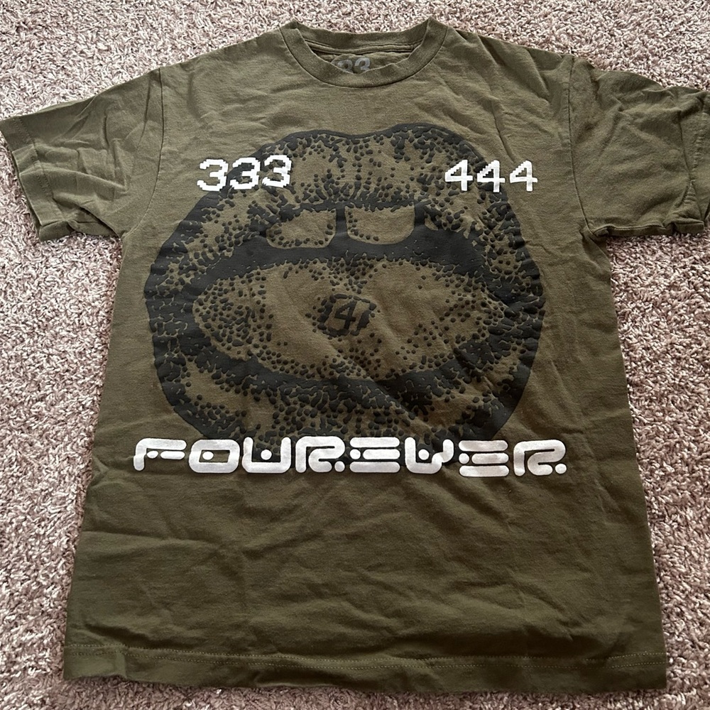 Half Evil 333 444 fourever tee